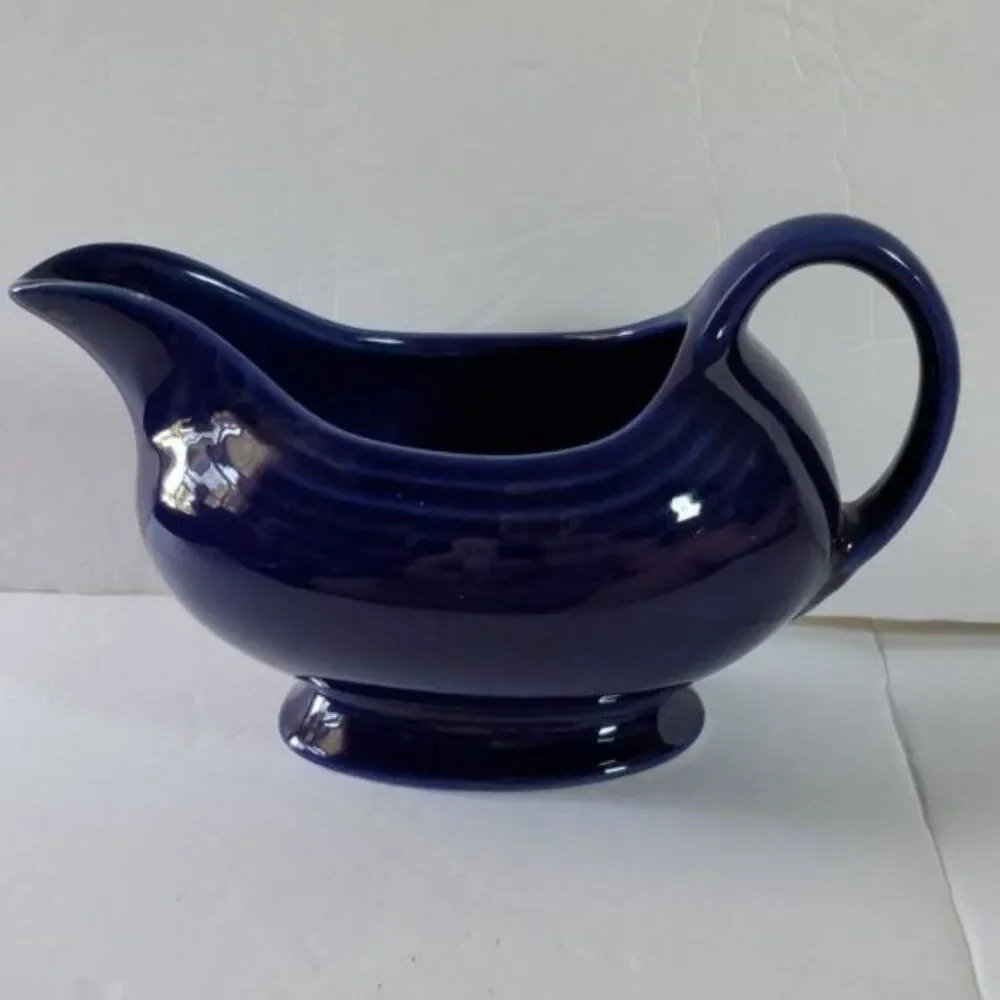 Fiestaware Fiesta Gravy Sauce Boat Dish Twilight Blue 18.5 OZ CONTAINER CERAMIC